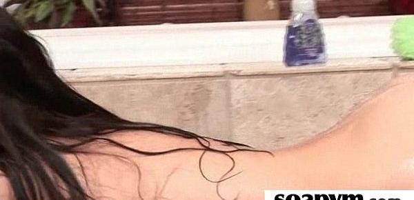  Sisters Friend Gives Him a Soapy Massage 17